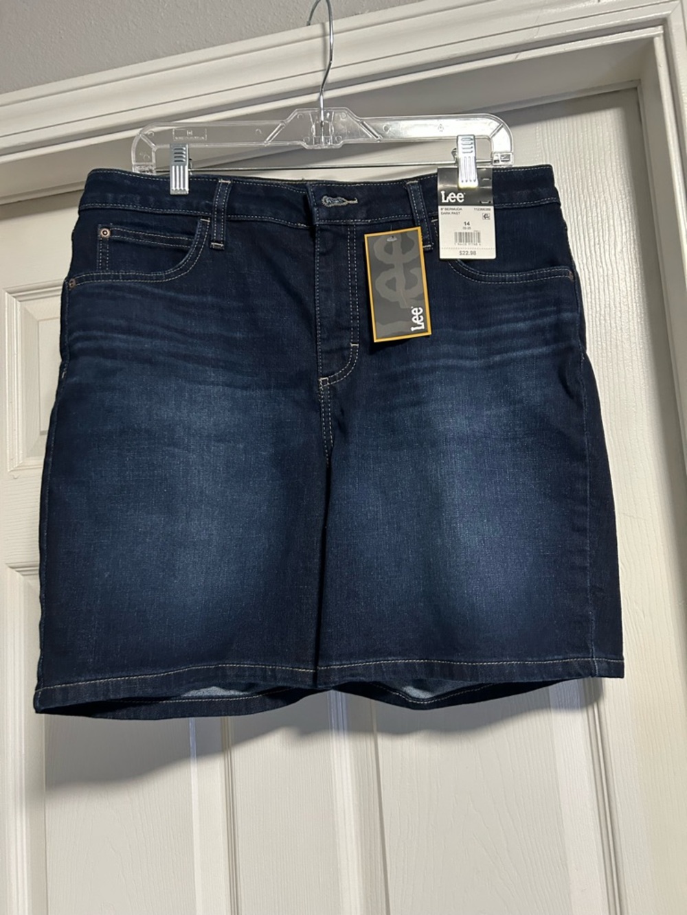 Lee Women's Bermuda  Indigo Wash Denim Shorts